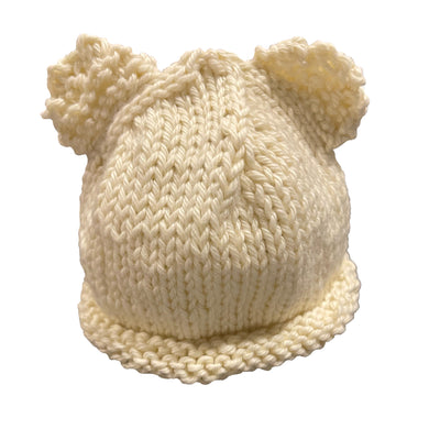 Baby Bear beanie with rolled edge